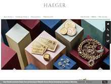 Tablet Screenshot of goldankauf-haeger.de